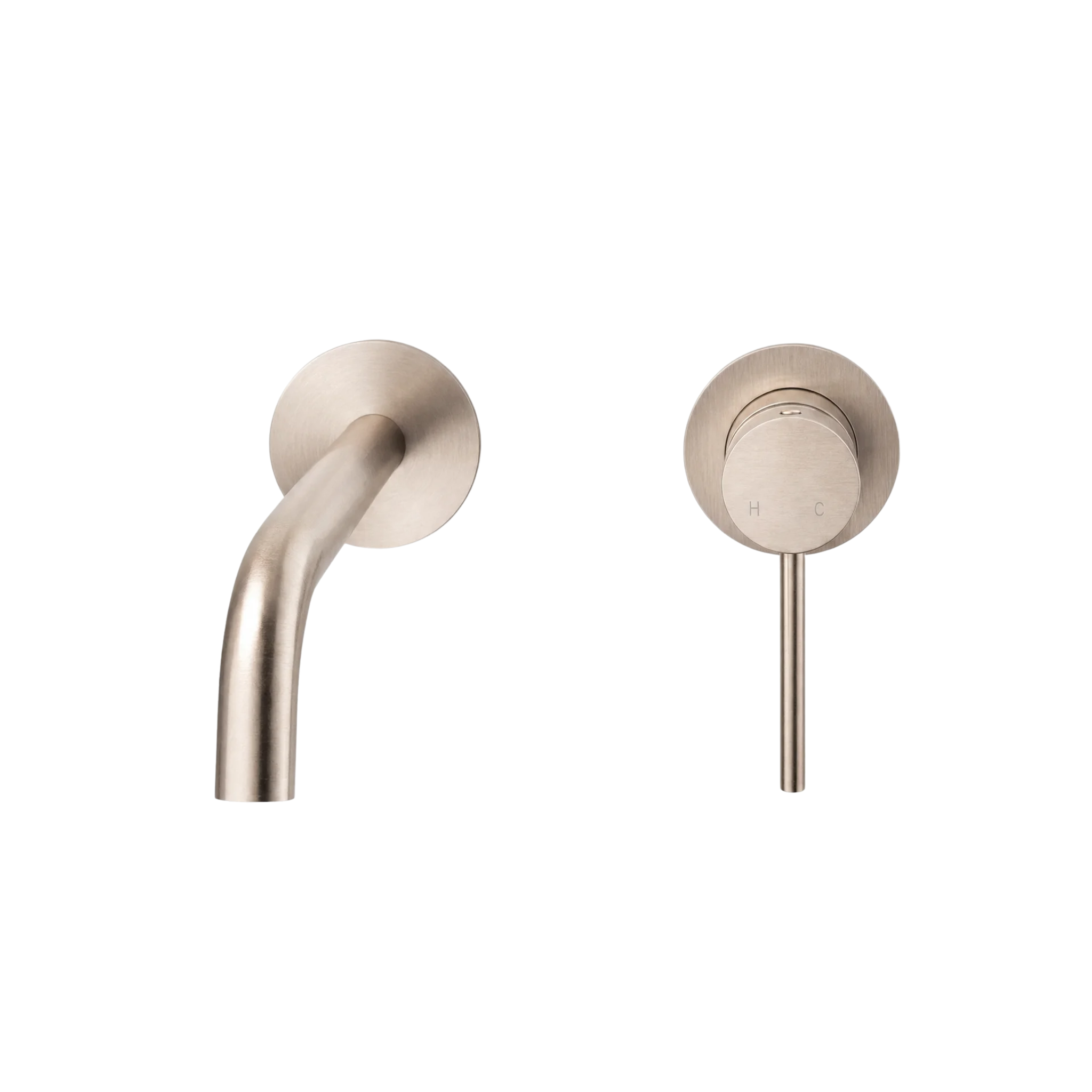 Mimi Cove Wall Mixer Set Warm Brushed Nickel