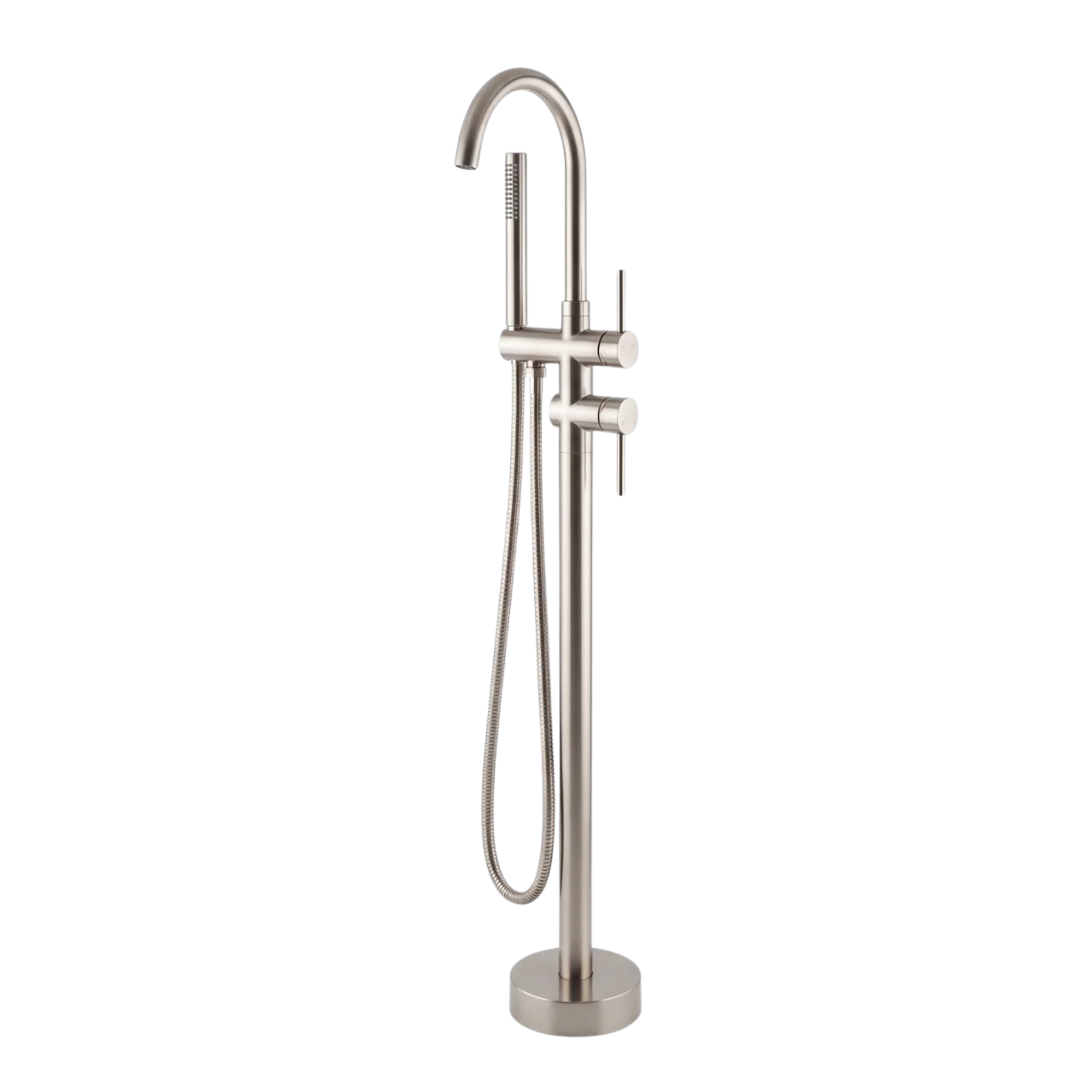 Mimi Cove Freestanding Bath Filler & Handshower Warm Brushed Nickel