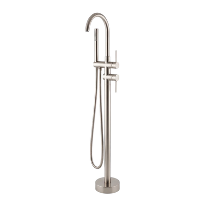 Mimi Cove Freestanding Bath Filler & Handshower Warm Brushed Nickel