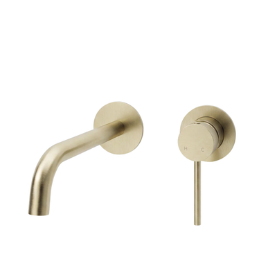 Mimi Cove Wall Mixer Set Brushed Brass