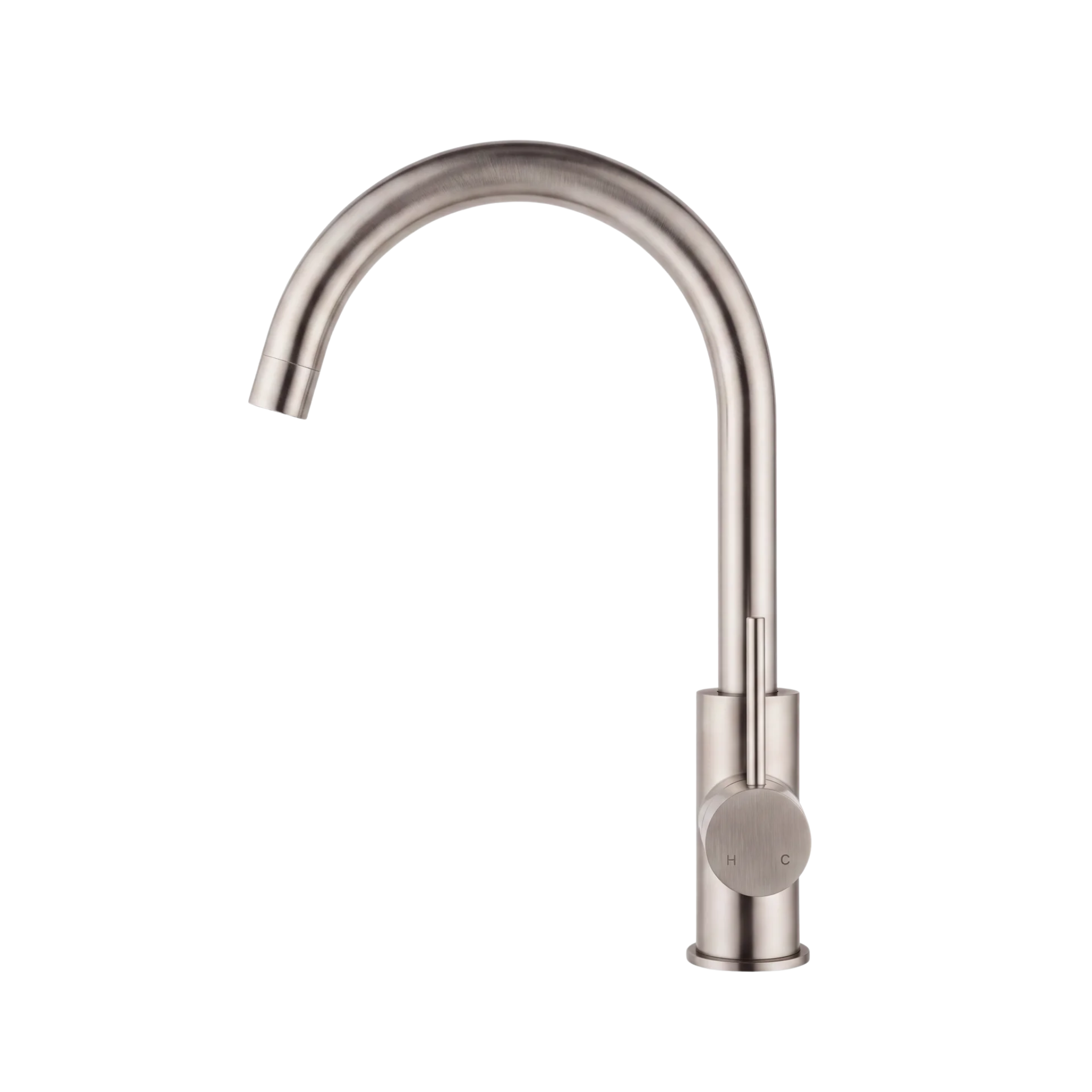 Mimi Cove Gooseneck Kitchen Mixer Warm Brushed Nickel