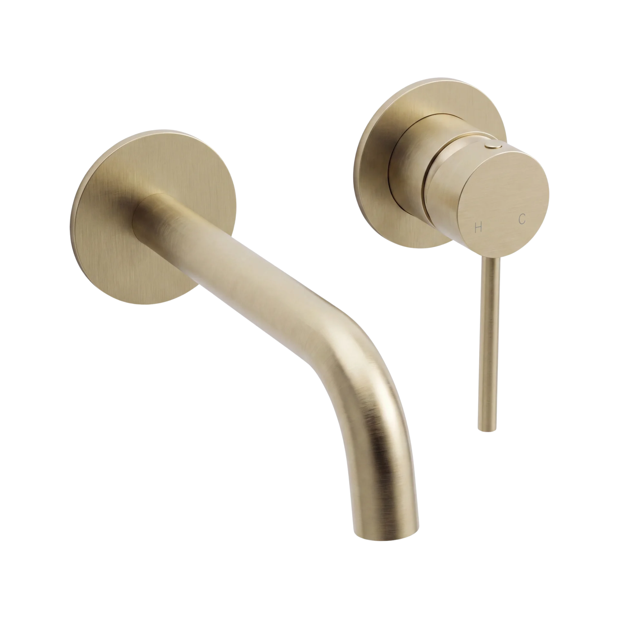 Mimi Cove Wall Mixer Set Brushed Brass