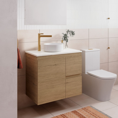 Fienza Edge Scandi Oak Wall Hung Vanity Cabinet