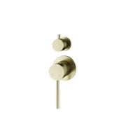 Mimi Cove Wall Mixer Diverter Brushed Brass