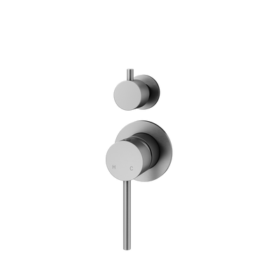 Mimi Cove Wall Mixer Diverter Gun Metal