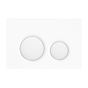 BelBagno Dual Flush Plate Matte White
