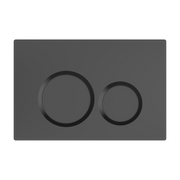BelBagno Dual Flush Plate Matte Black