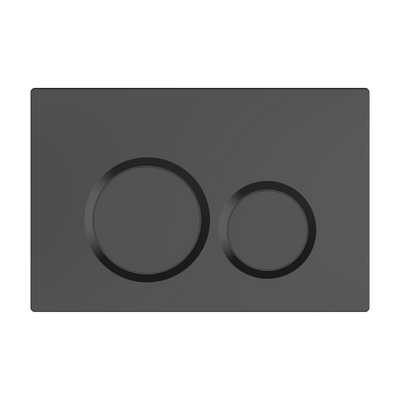 BelBagno Dual Flush Plate Matte Black