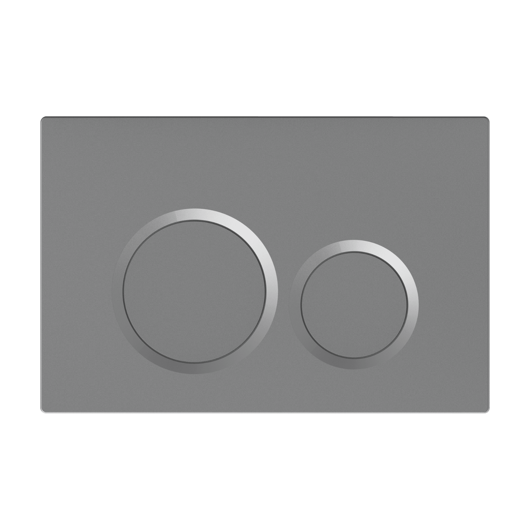 BelBagno Dual Flush Plate Gun Metal