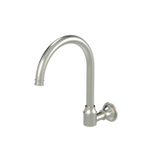 Meir Harrington Wall Mount Swivel Spout Brushed Nickel