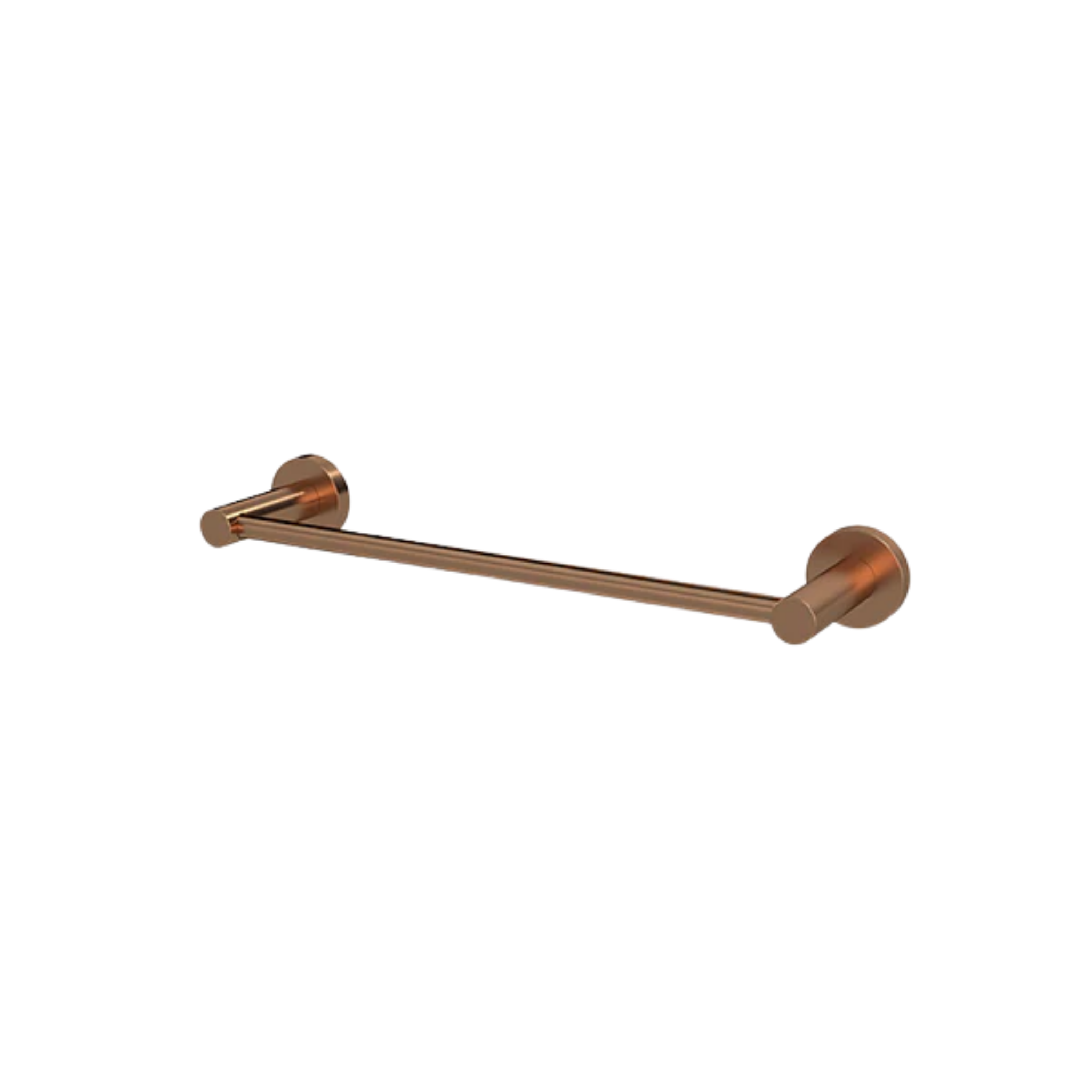 Meir Single Towel Rail 300mm Lustre Bronze