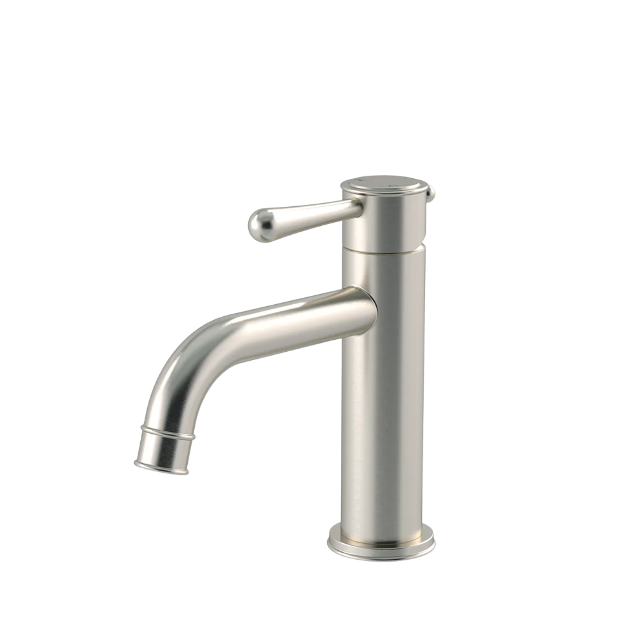 Meir Harrington Short Basin Mixer Brushed Nickel