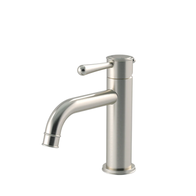 Meir Harrington Short Basin Mixer Brushed Nickel