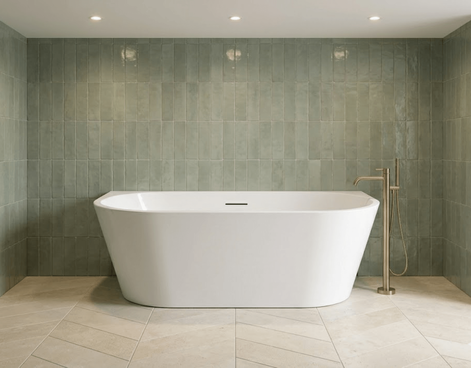 Mimi 1500mm Back To Wall Bath Matte White