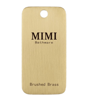 Mimi Brushed Brass Sample