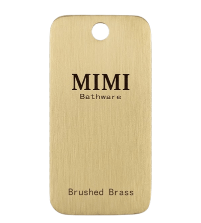 Mimi Brushed Brass Sample