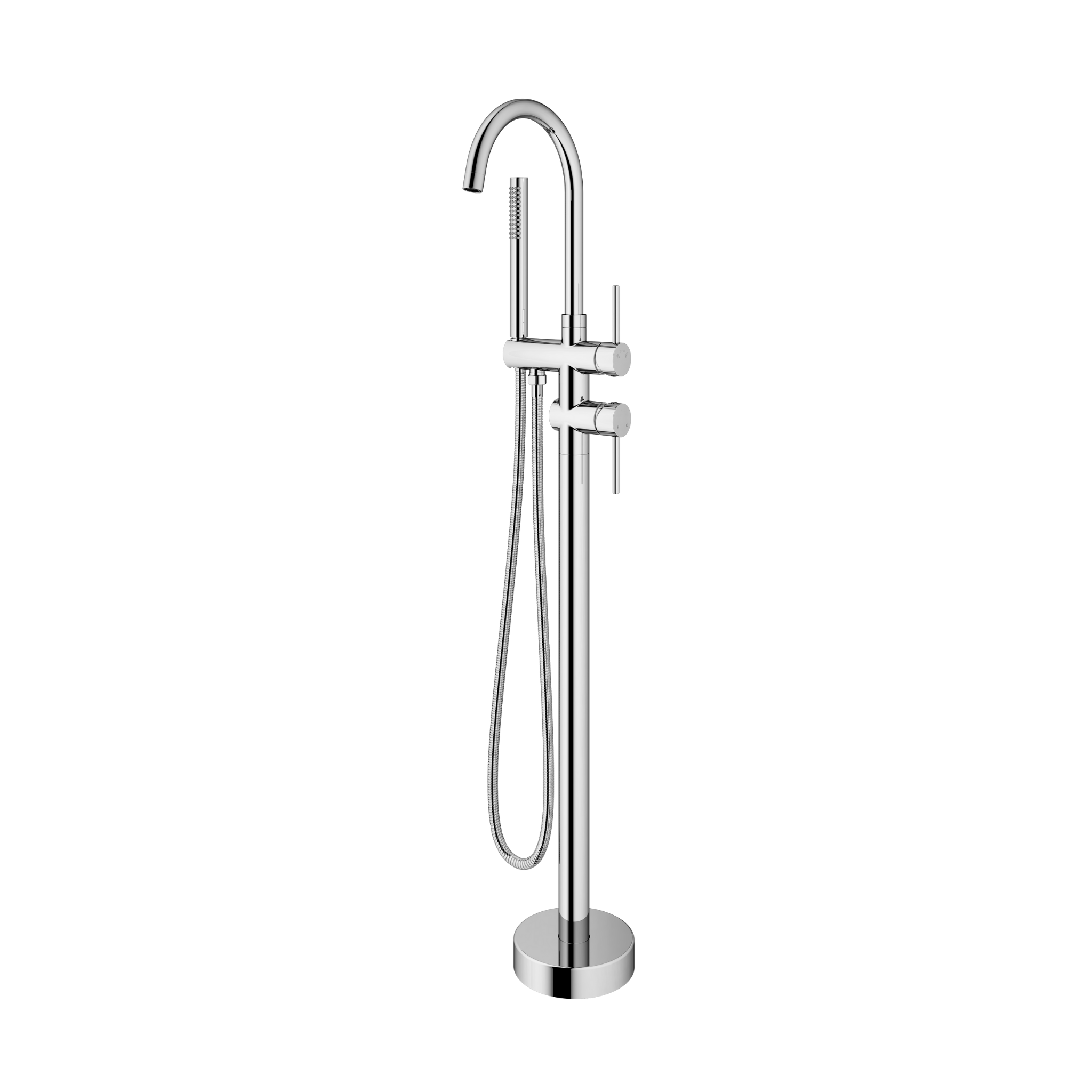 Mimi Freestanding Bath Filler & Handshower Chrome