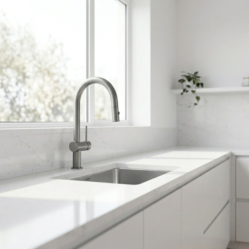 WaterMark and WELS compliant kitchen tapware