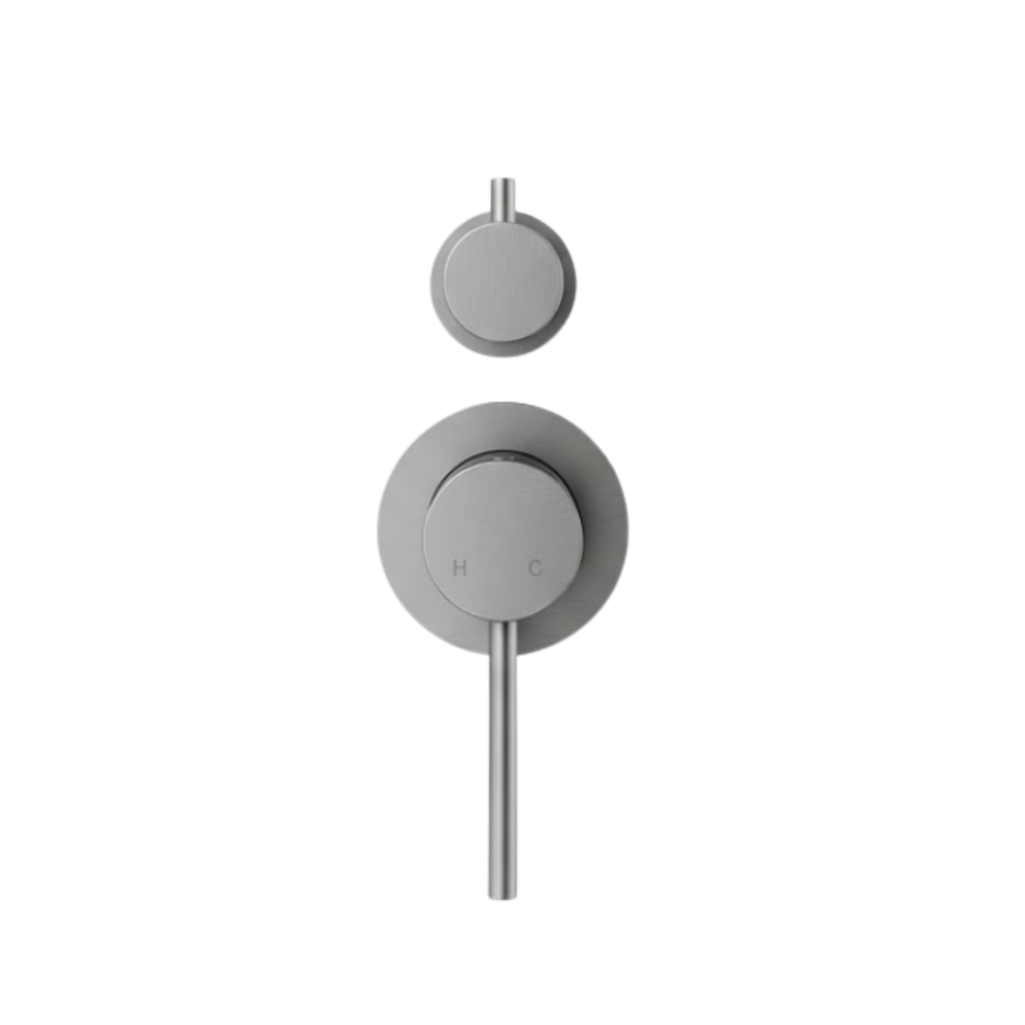 Mimi Cove Wall Mixer Diverter Gun Metal