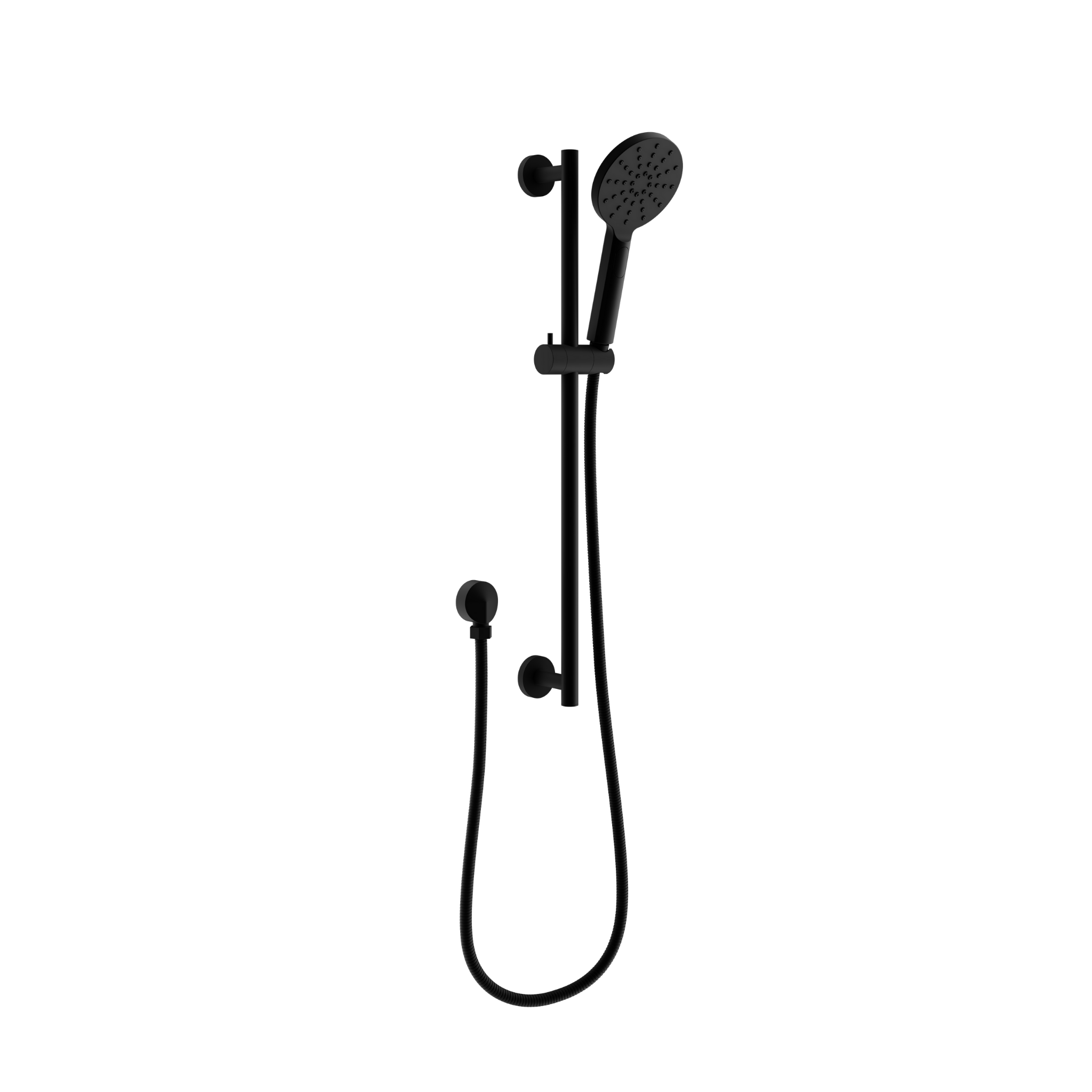 Mimi Multifunction Rail Shower Set Matte Black