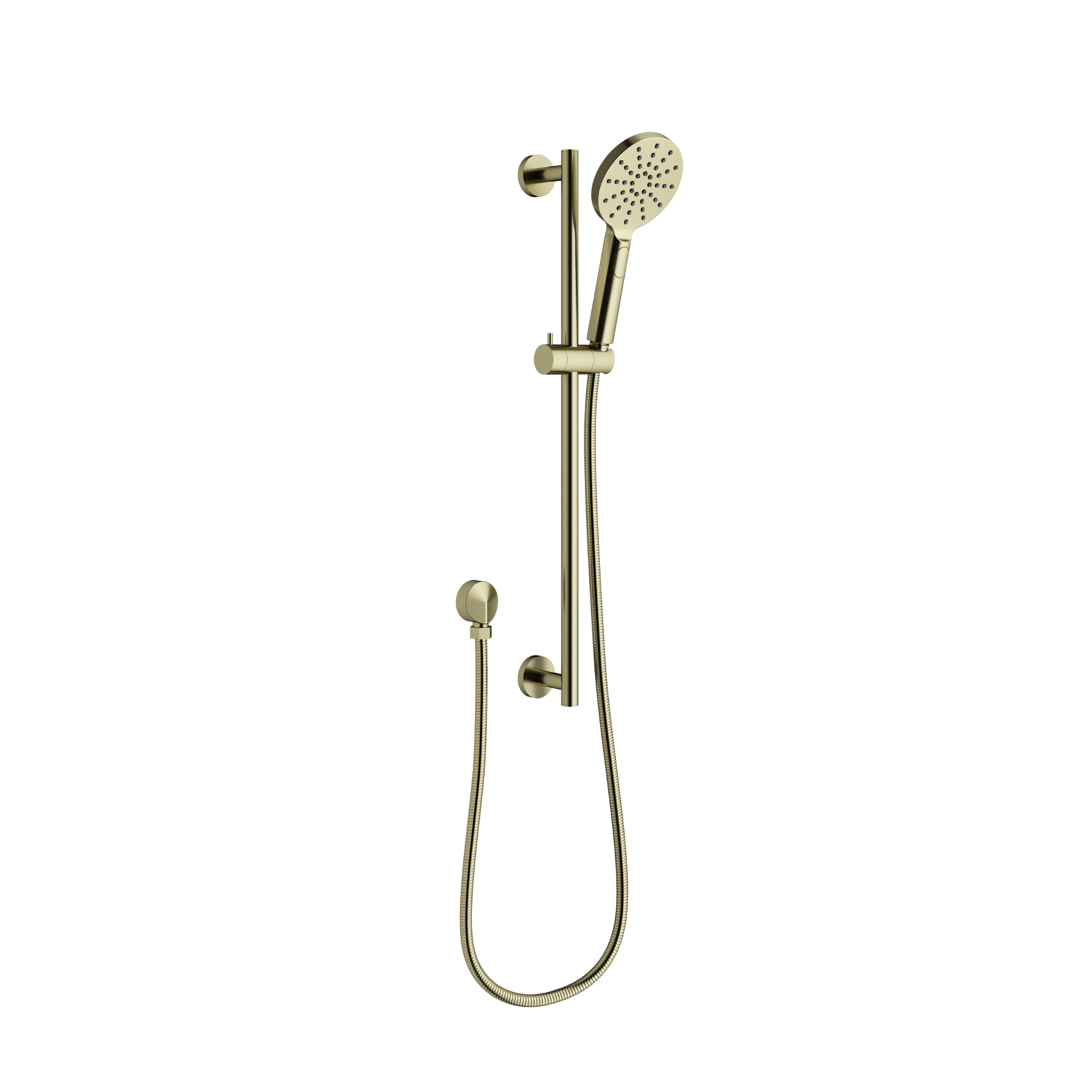 Mimi Multifunction Rail Shower Set Brushed Brass