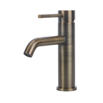 Mimi Cove Basin Mixer Antique Brass