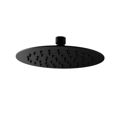 Mimi Cove Round Shower Head 250mm Matte Black