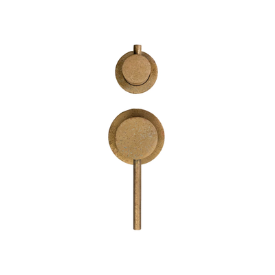 Bella Vista Mica Shower Mixer Diverter Living Brass - Trim Kit Only