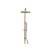 Bella Vista Mica Dual Shower Rail Living Brass