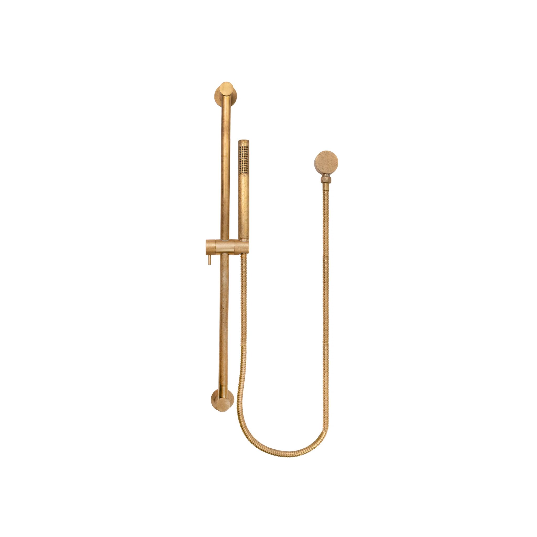 Bella Vista Mica Shower Rail Living Brass