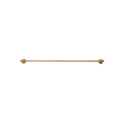 Bella Vista Mica Single Towel Rail 800mm Living Brass