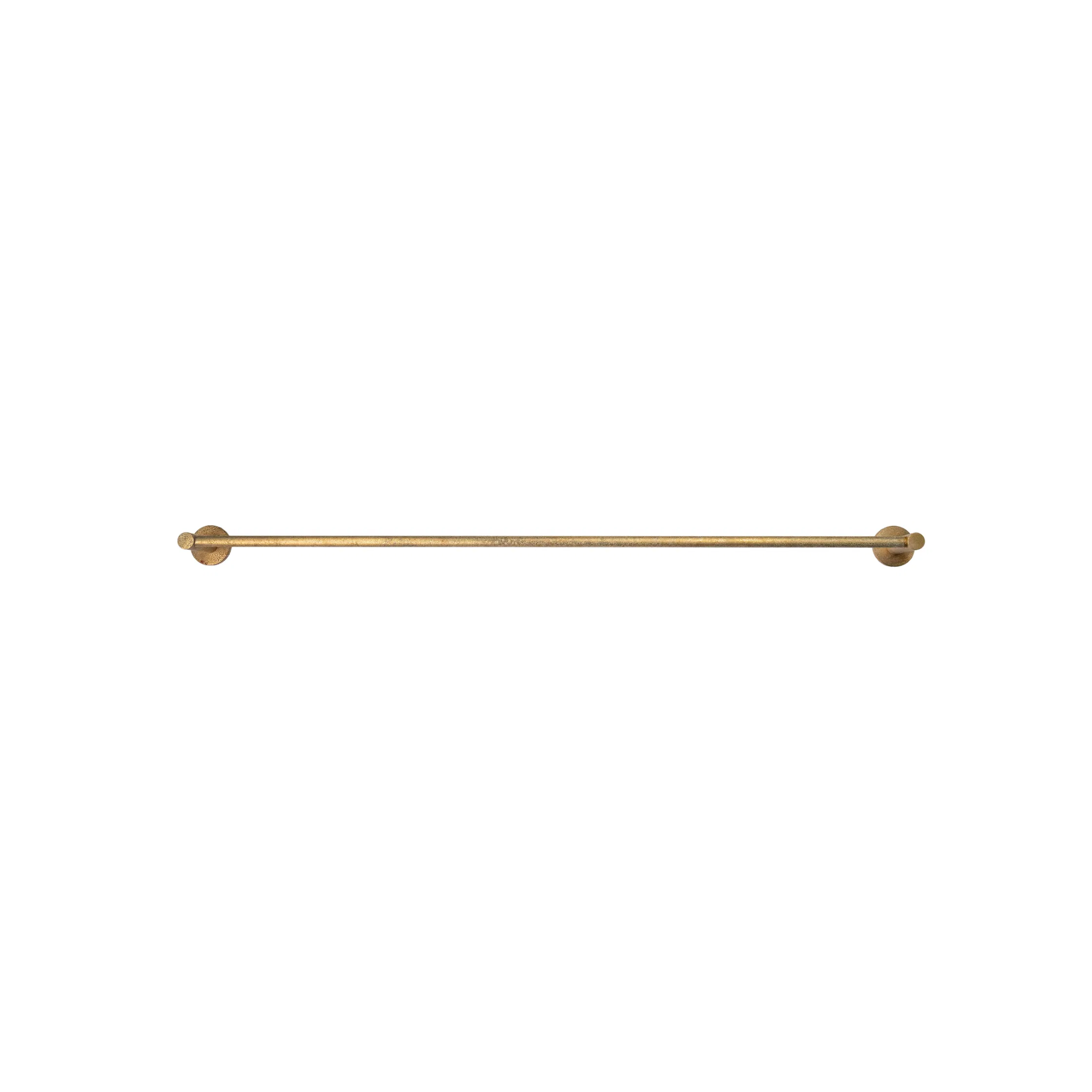 Bella Vista Mica Single Towel Rail 800mm Living Brass