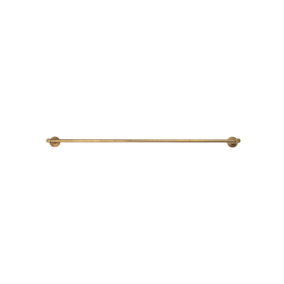 Bella Vista Mica Single Towel Rail 800mm Living Brass