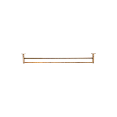 Bella Vista Mica Double Towel Rail 800mm Living Brass