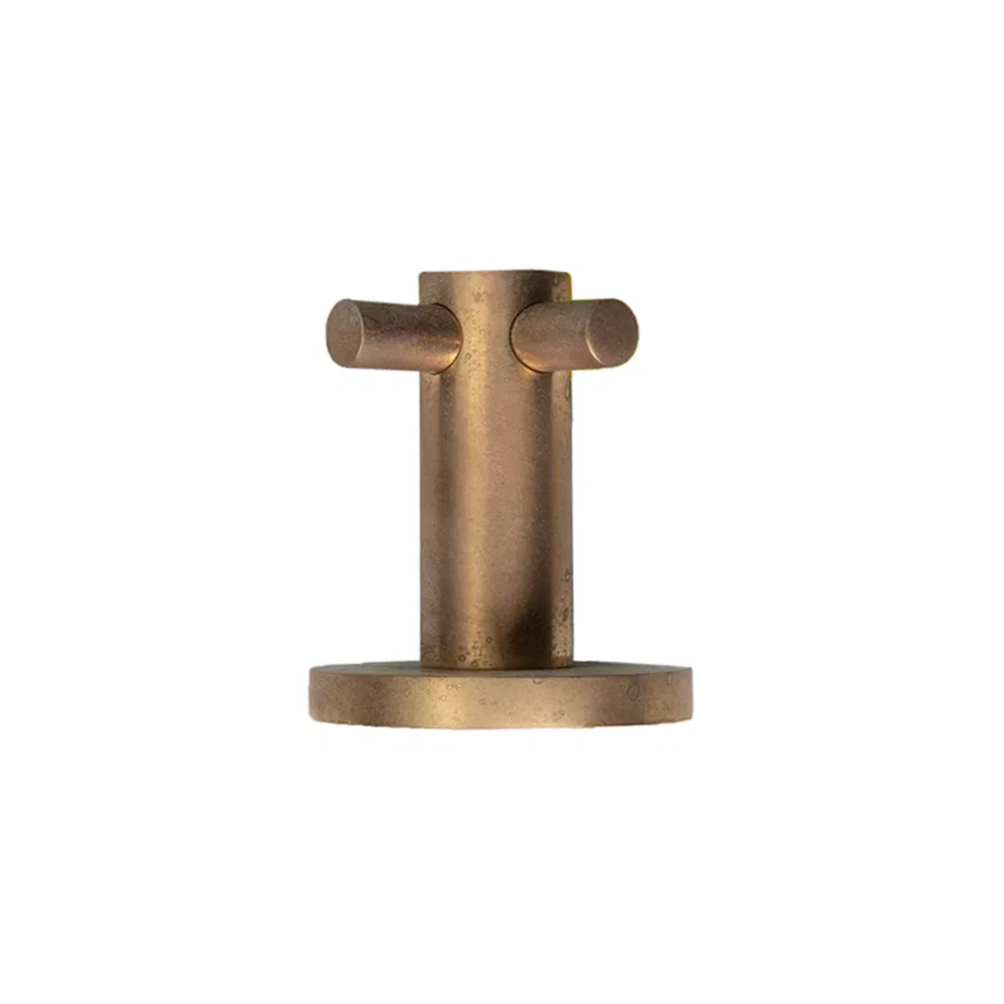 Bella Vista Mica Double Robe Hook Living Brass