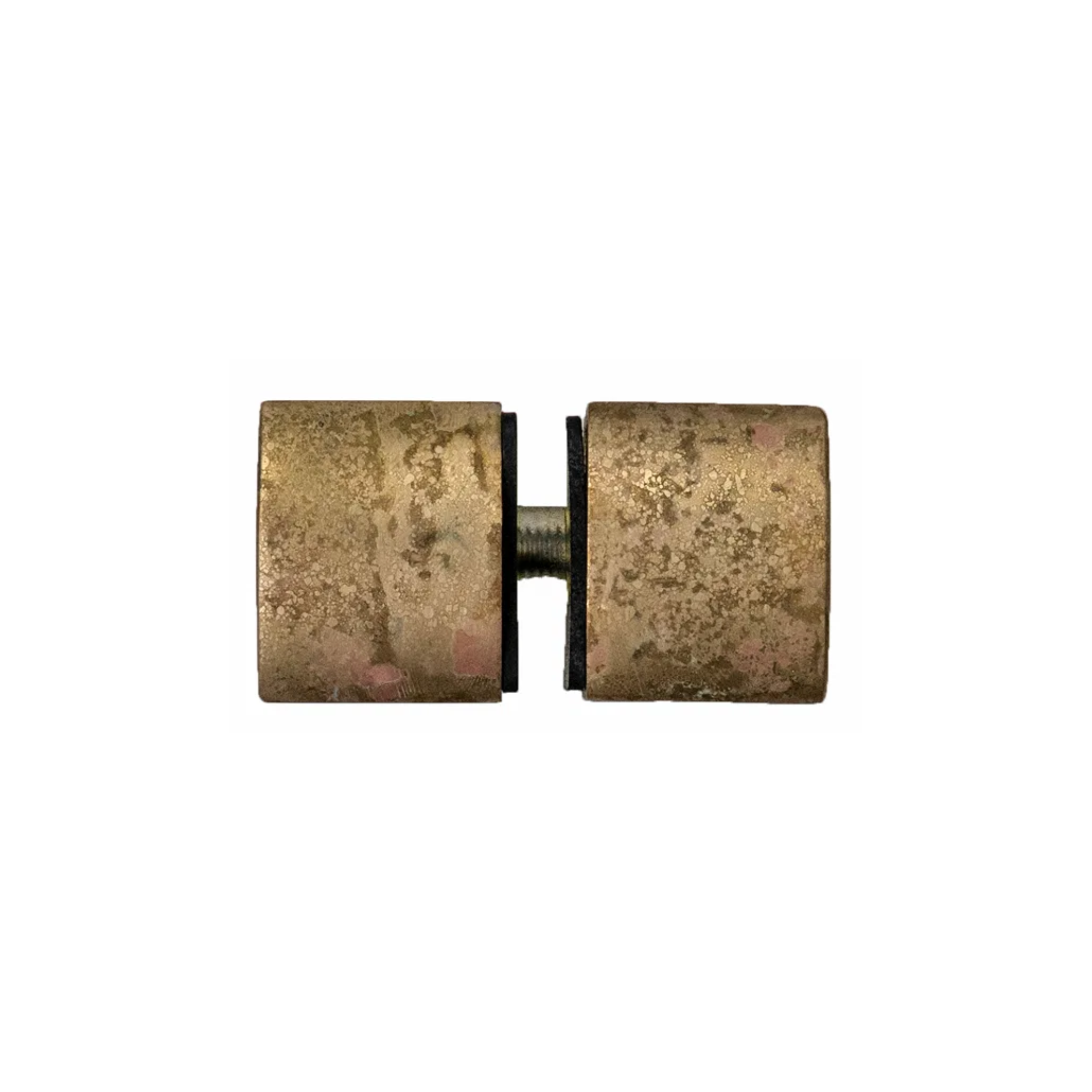 Bella Vista Shower Screen Handle Square Lever Living Brass