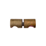 Bella Vista Shower Screen Round Handle Living Brass