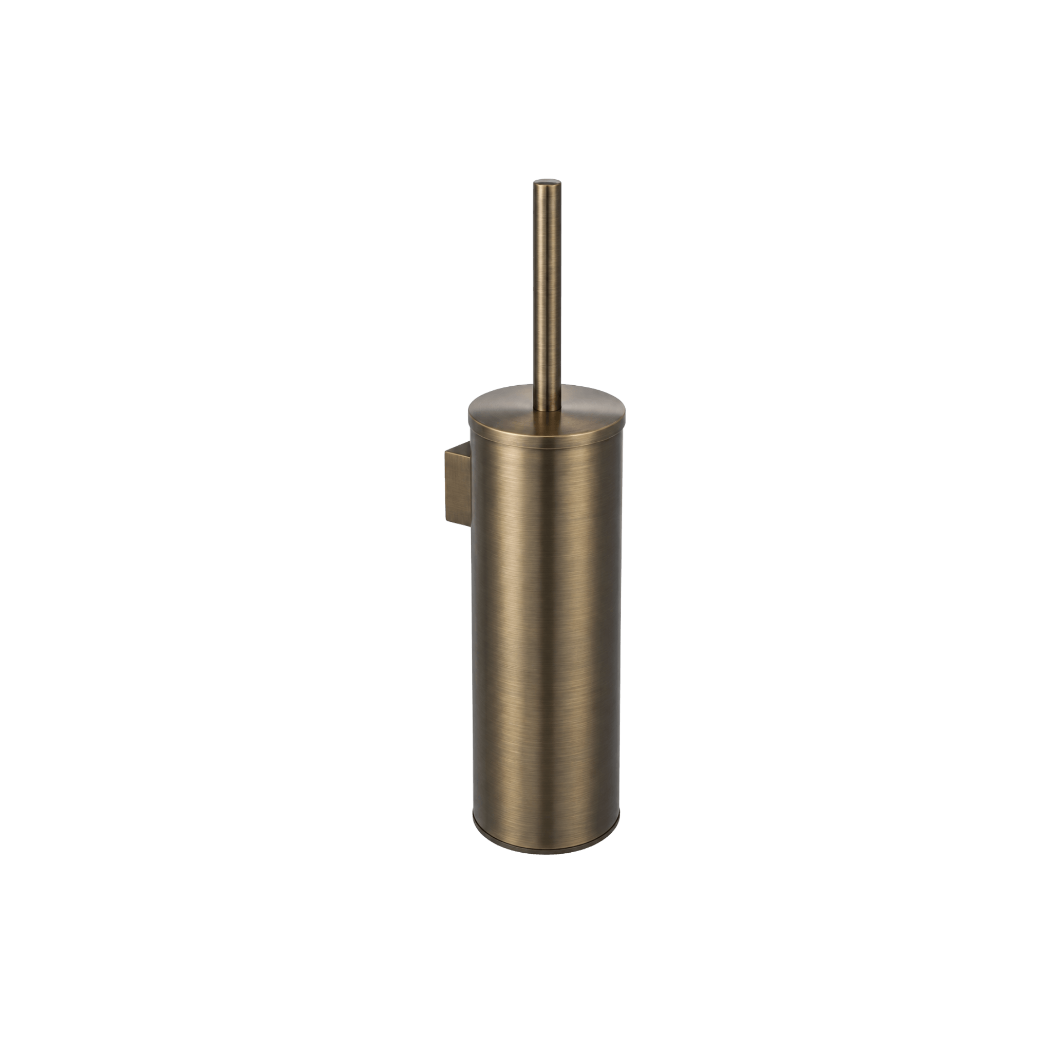 Mimi Cove Wall Mounted Toilet Brush Holder Antique Brass
