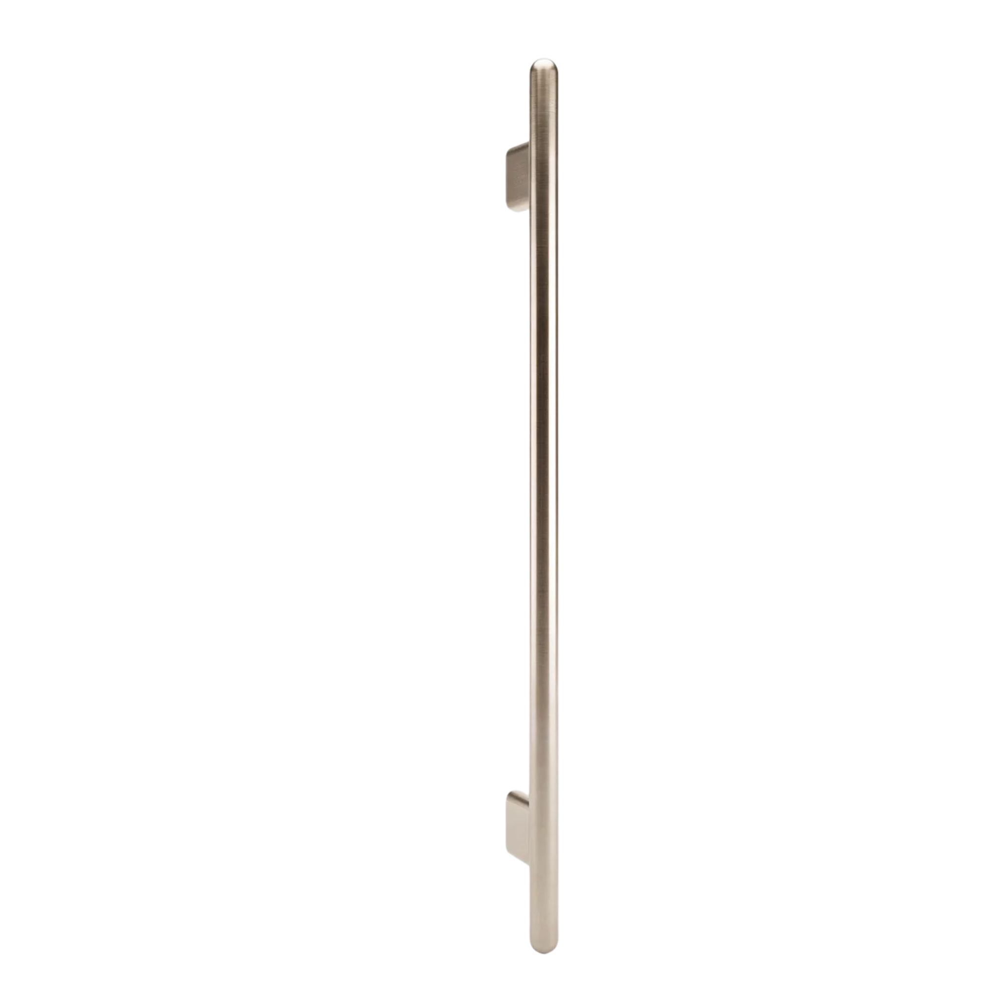 Mimi Cove Vertical Heated Towel Rail Warm Brushed Nickel