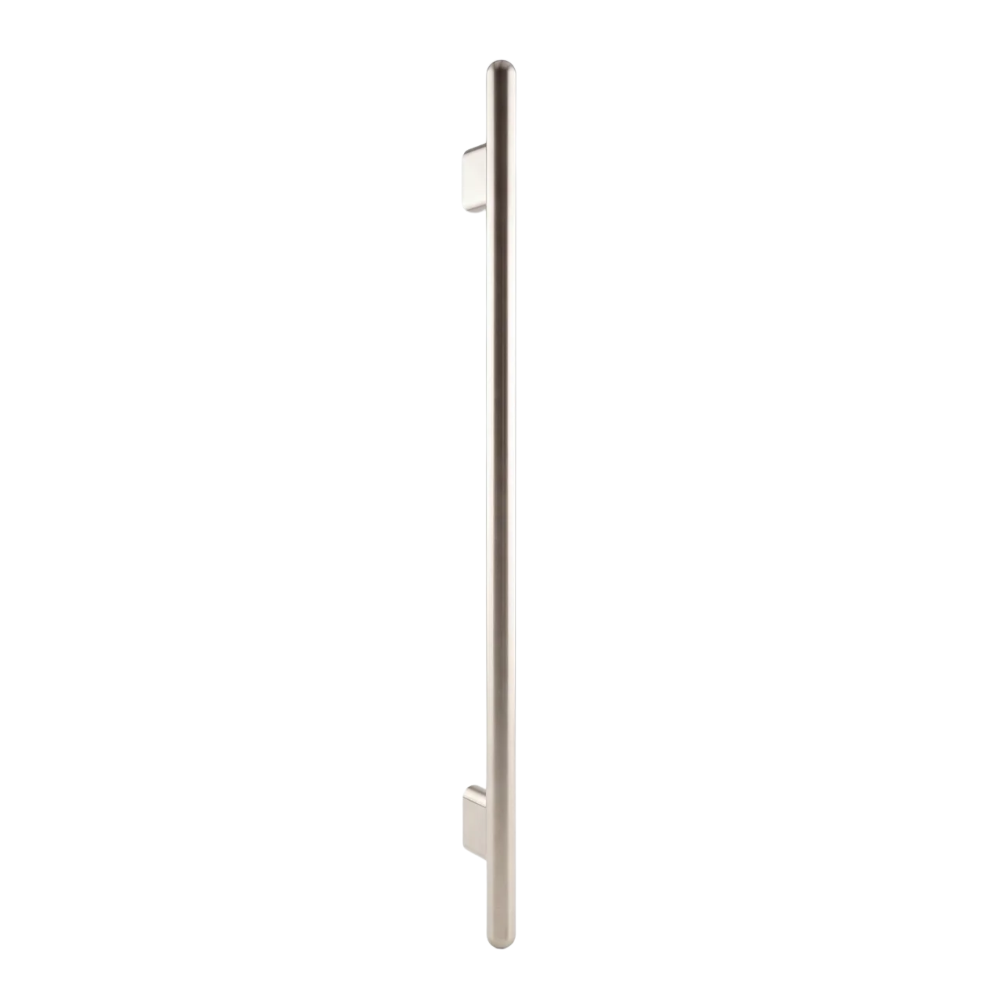Mimi Cove Vertical Heated Towel Rail Warm Brushed Nickel