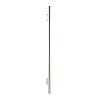 Mimi Cove Vertical Heated Towel Rail Warm Brushed Nickel