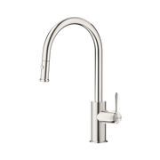 Bella Vista Mica Heritage Pull Out Sink Mixer Brushed Nickel