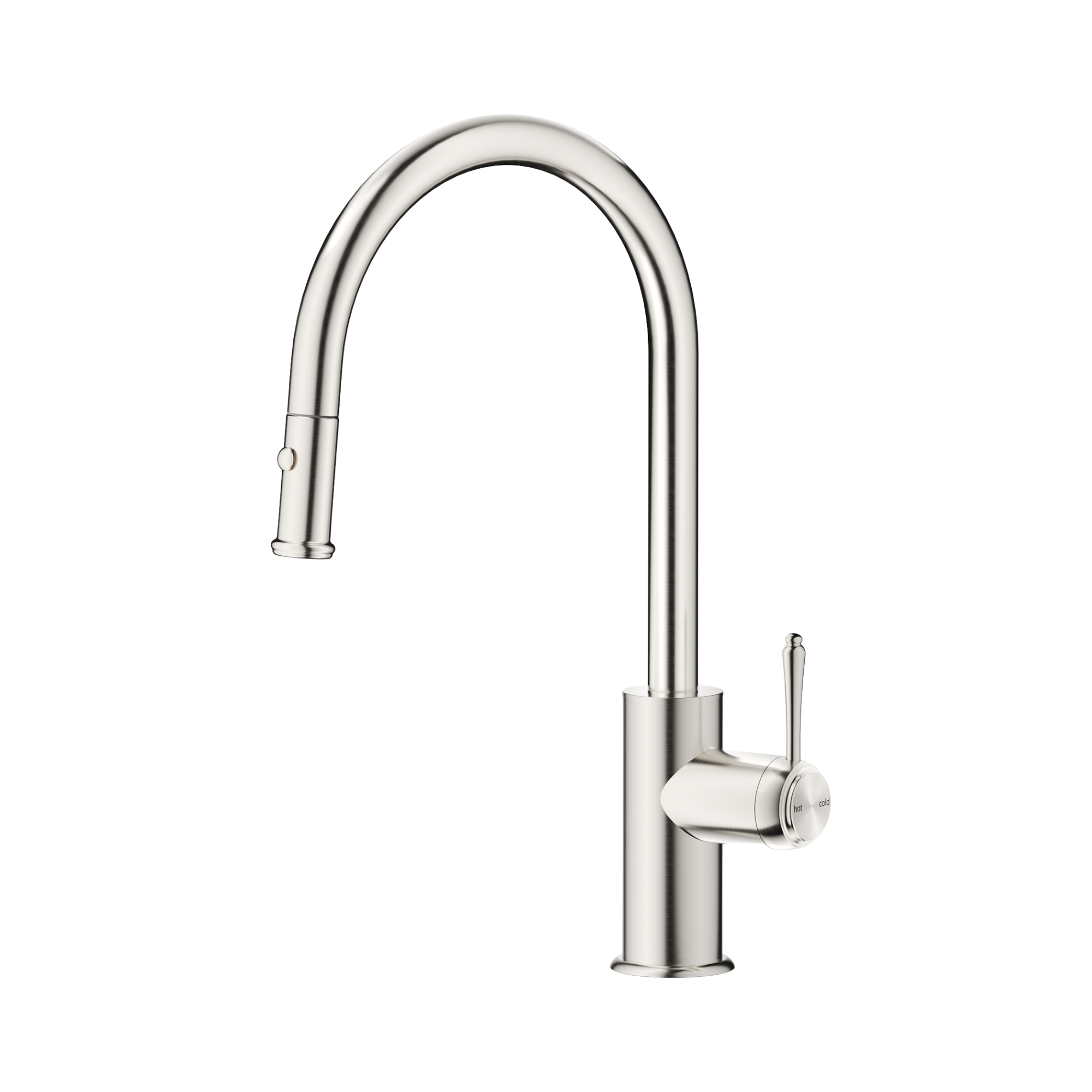 Bella Vista Mica Heritage Pull Out Sink Mixer Brushed Nickel