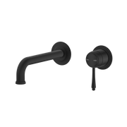 Bella Vista Mica Heritage Wall-Spout Combo Matte Black – TRIM KIT ONLY