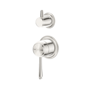 Bella Vista Mica Heritage Shower Diverter Mixer Brushed Nickel - TRIM KIT ONLY