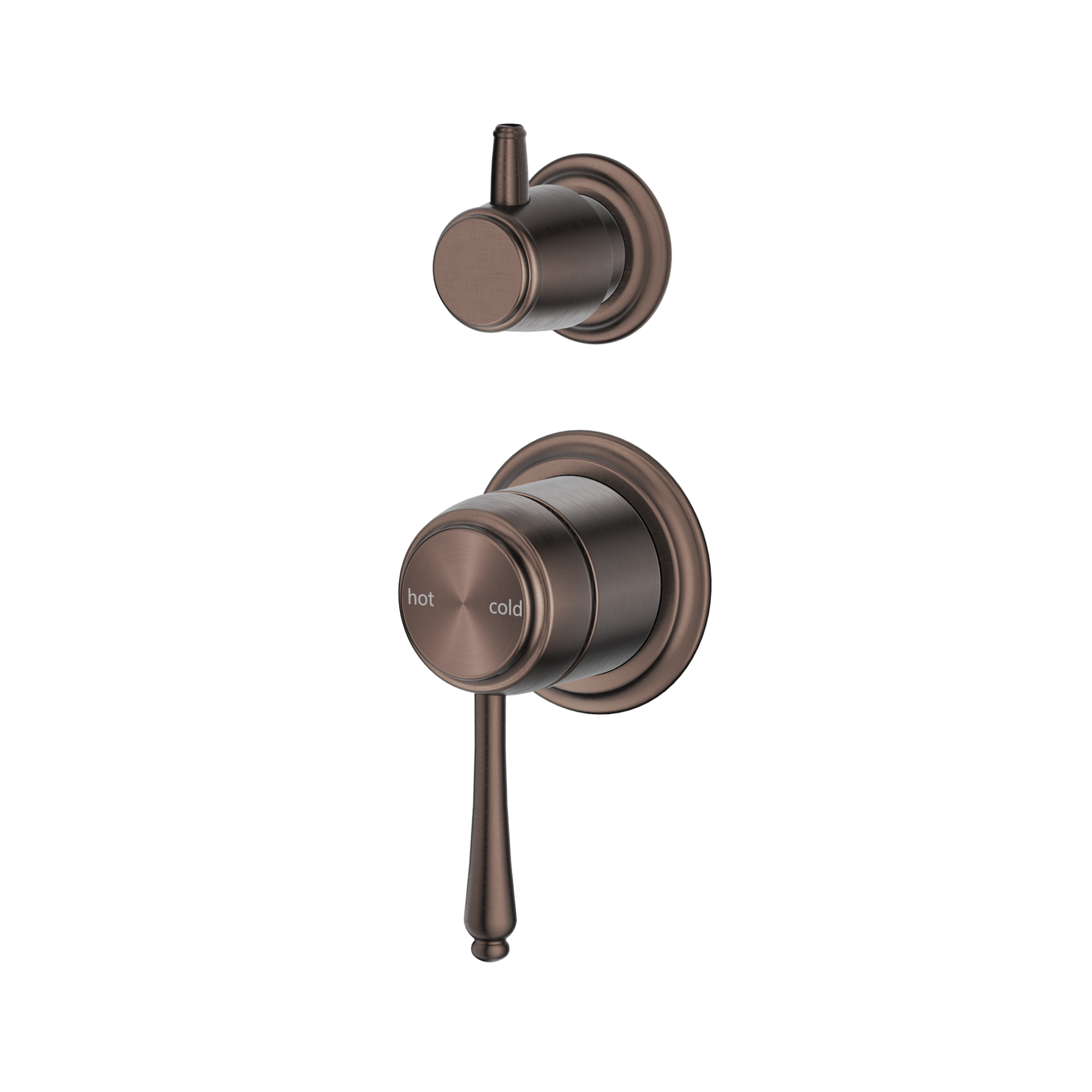 Bella Vista Mica Heritage Shower Diverter Mixer Dusk Bronze - TRIM KIT ONLY