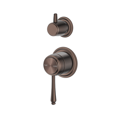 Bella Vista Mica Heritage Shower Diverter Mixer Dusk Bronze - TRIM KIT ONLY