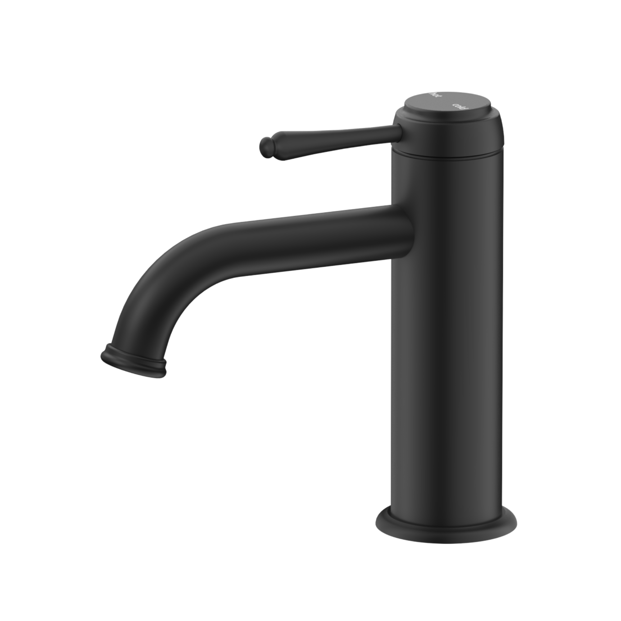 Bella Vista Mica Heritage Basin Mixer Matte Black