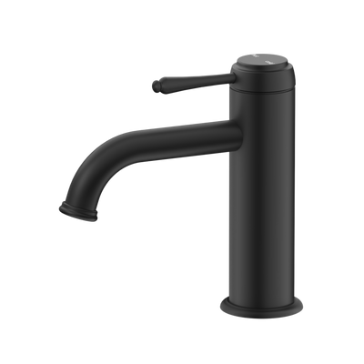 Bella Vista Mica Heritage Basin Mixer Matte Black