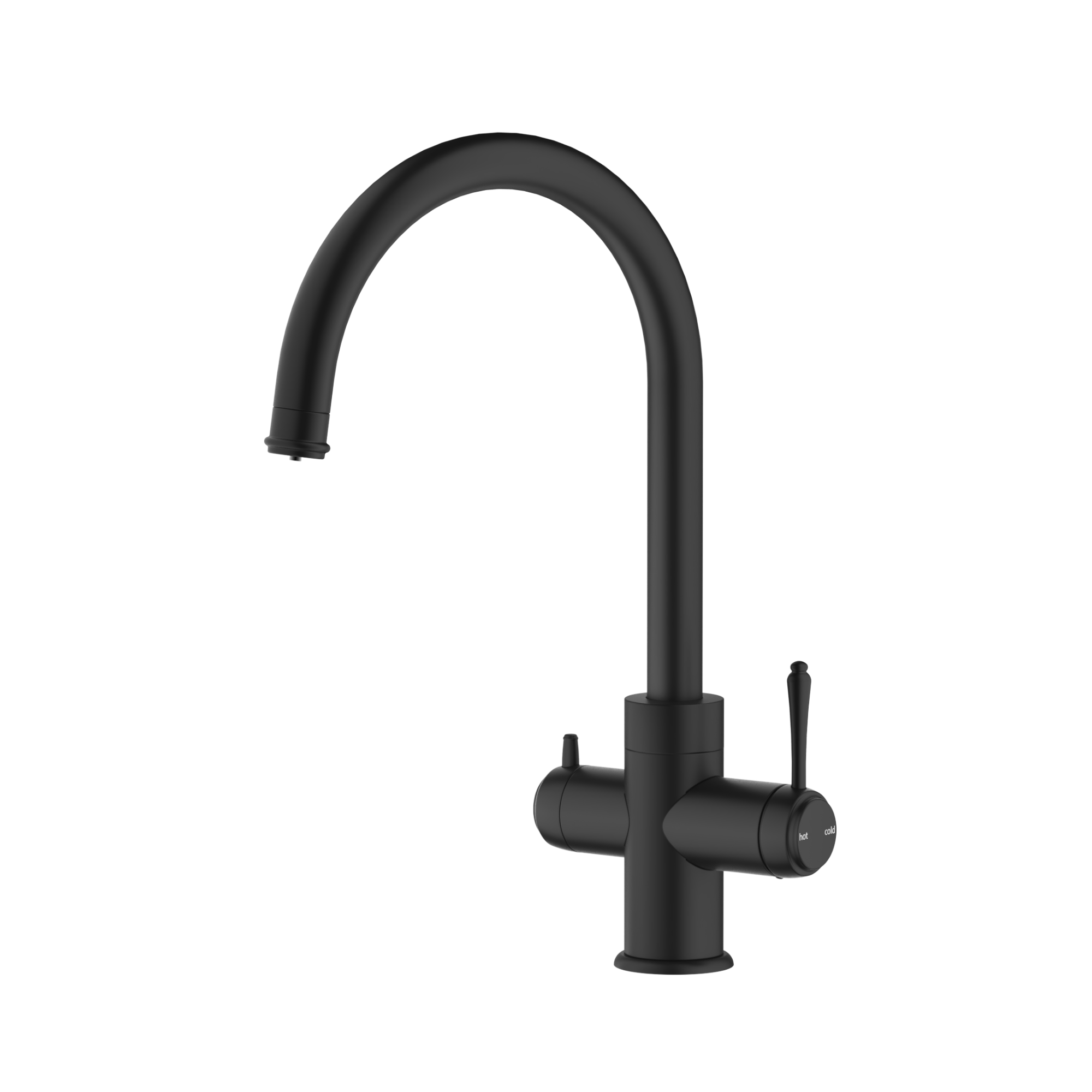 Bella Vista Mica Heritage 3-Way Filter Sink Mixer Matte Black